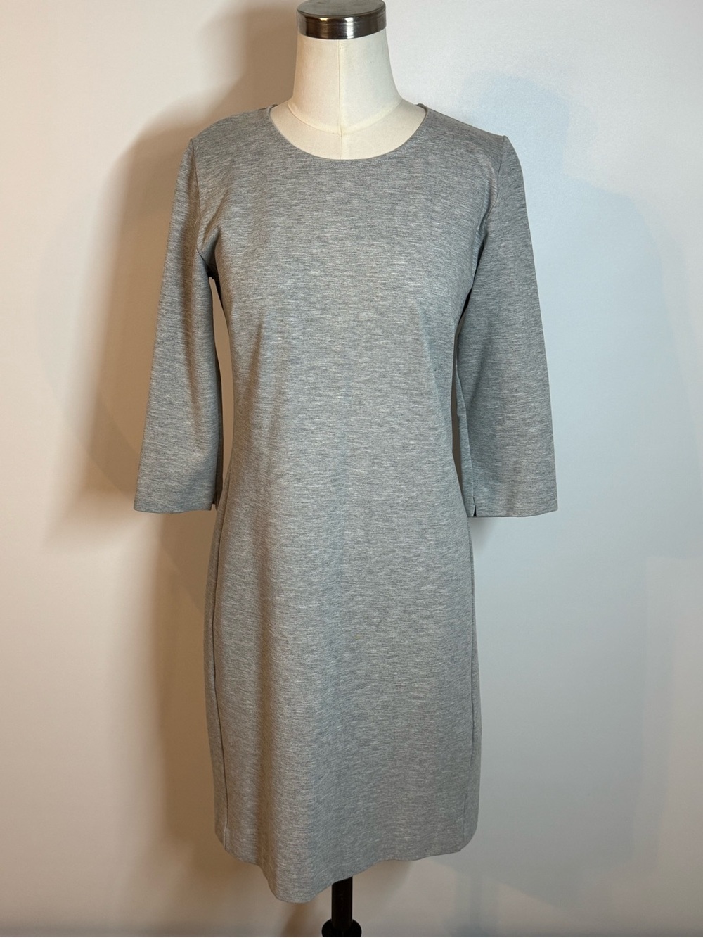 Theory Gray Midi Sheath Dress